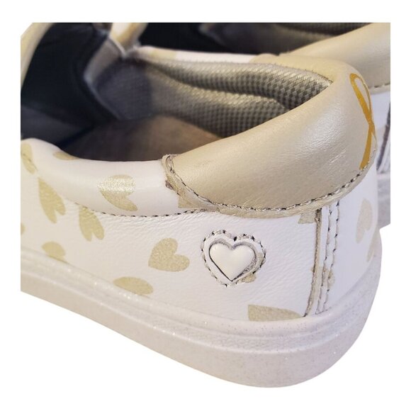 NWT Nurse Mates Faxon SZ 6.5 M Comfort Slipon Leather Heart Design Comfort Shoes - Picture 4 of 10